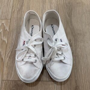 Classic White Superga Sneakers